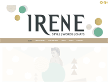 Tablet Screenshot of irene.ie